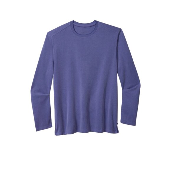 Tommy Bahama Big & Tall 3XLT Coastal Crest Long Sleeve Crew T-Shirt Ultramarine - Picture 4 of 10